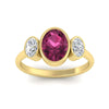 Load image into Gallery viewer, 3-stone-oval-bezel-pink-sapphire-engagement-ring-in-yellow-gold-fd11546gsadrpi-nl-yg
