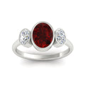 Thumbnail 43 - 3-stone-oval-bezel-ruby-engagement-ring-in-white-gold-fd11546grudr-nl-wg