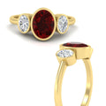 Thumbnail 38 - 3-stone-oval-bezel-ruby-engagement-ring-in-yellow-gold-fd11546grudr-nl-yg
