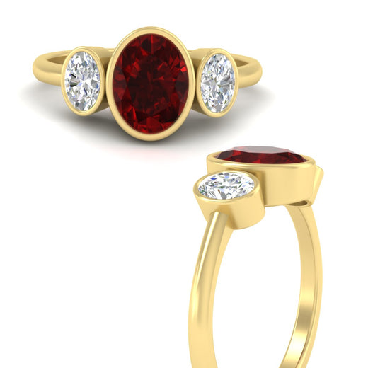 3-stone-oval-bezel-ruby-engagement-ring-in-yellow-gold-fd11546grudr-nl-yg