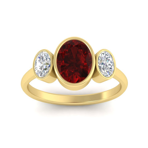 3-stone-oval-bezel-ruby-engagement-ring-in-yellow-gold-fd11546grudr-nl-yg