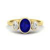 Load image into Gallery viewer, 3-stone-oval-bezel-sapphire-engagement-ring-in-yellow-gold-fd11546gsabl-nl-yg