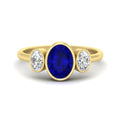 Thumbnail 25 - 3-stone-oval-bezel-sapphire-engagement-ring-in-yellow-gold-fd11546gsabl-nl-yg