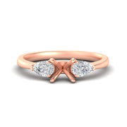 3-stone-pear-semi-mount-engagement-ring-in-rose-gold-fd-enr9210smr-nl-rg