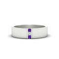 Thumbnail 80 - 3-stone-purple-topaz-wedding-anniversary-band-for-men-in-white-gold-fdm8111bgvito-nl-wg.jpg
