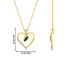 Load image into Gallery viewer, 3-stone-round-diamond-heart-pendant-with-emerald-in-FDPD11375GEMGRANGLE1-NL-YG.jpg