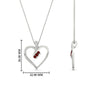Load image into Gallery viewer, 3-stone-round-diamond-heart-pendant-with-ruby-in-FDPD11375GRUDRANGLE1-NL-WG.jpg