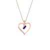 Load image into Gallery viewer, 3-stone-round-diamond-heart-pendant-with-sapphire-in-FDPD11375GSABLANGLE1-NL-RG.jpg