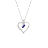 Load image into Gallery viewer, 3-stone-round-diamond-heart-pendant-with-sapphire-in-FDPD11375GSABLANGLE1-NL-WG.jpg