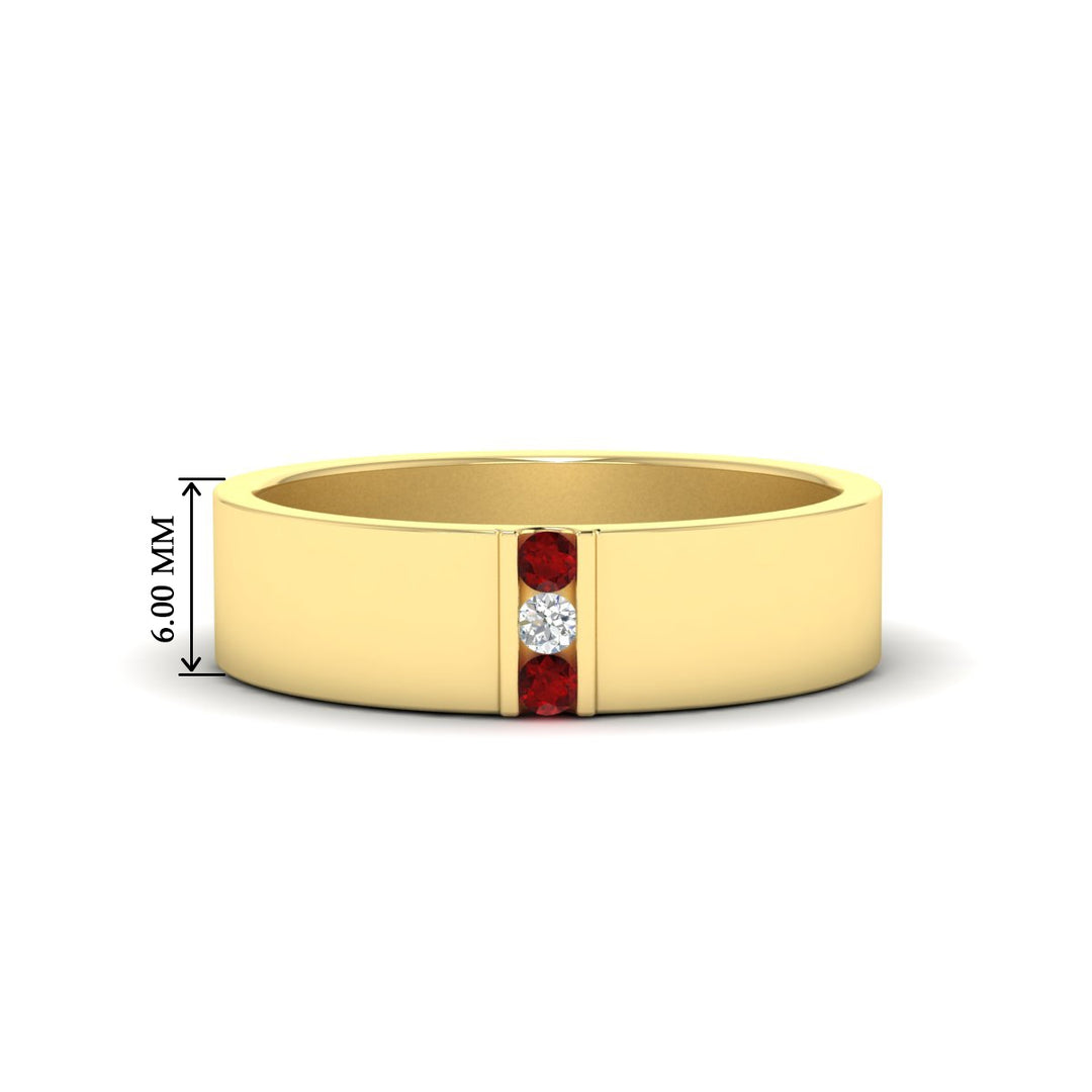 3-stone-ruby-wedding-anniversary-band-for-men-in-yellow-gold-fdm8111bgrudr-nl-yg-hw.jpg