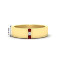 Thumbnail 116 - 3-stone-ruby-wedding-anniversary-band-for-men-in-yellow-gold-fdm8111bgrudr-nl-yg-hw.jpg