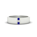Thumbnail 51 - 3-stone-sapphire-wedding-anniversary-band-for-men-in-white-gold-fdm8111bgsabl-nl-wg.jpg