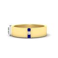 Thumbnail 96 - 3-stone-sapphire-wedding-anniversary-band-for-men-in-yellow-gold-fdm8111bgsabl-nl-yg-hw.jpg