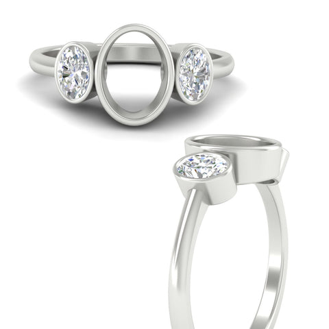 3-stone-semi mount-bezel-diamond-engagement-ring-in-white-gold-fd11546smr-nl-wg
