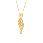 Load image into Gallery viewer, 3-stone-swirl-diamond-pendant-in-yellow-gold-FDPD11482ANGLE4-NL-YG

