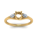 Load image into Gallery viewer, Semi Mount Round And Pear Shape Trellis Ring
