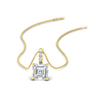 Load image into Gallery viewer, 3.00-ct-asscher-cut-pave-diamond-bail-pendant-in-yellow-gold-fdpd11636assleep-8.00mm-nl-yg.jpg?v=1769514551