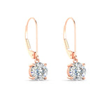 Load image into Gallery viewer, 3.00-ct-round-cut-diamond-leverback-dangle-earrings-in-rose-gold-fdear11236roangle3-3.00ct-nl-rg.jpg?v=1768373575