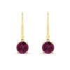 Load image into Gallery viewer, 3.00-ct-round-cut-pink-sapphire-leverback-dangle-earrings-in-yellow-gold-fdear11236rogsadrpiangle2-3.00ct-nl-yg.jpg?v=1768373575