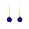 Load image into Gallery viewer, 3.00-ct-round-cut-sapphire-leverback-dangle-earrings-in-yellow-gold-fdear11236rogsablangle2-3.00ct-nl-yg.jpg?v=1768373575