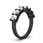 Load image into Gallery viewer, 3.00-ct-seven-stone-diamond-wedding-band-in-black-gold-FD8008OVBANGLE2-3.00CT-NL-BG.jpg?v=1763628833
