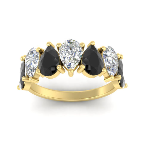 3.50-carat-7-seven-stone-black-diamond-teardrop-wedding-band-in-yellow-gold-fdwb8008peblackangle5-3.50ct-nl-yg.jpg