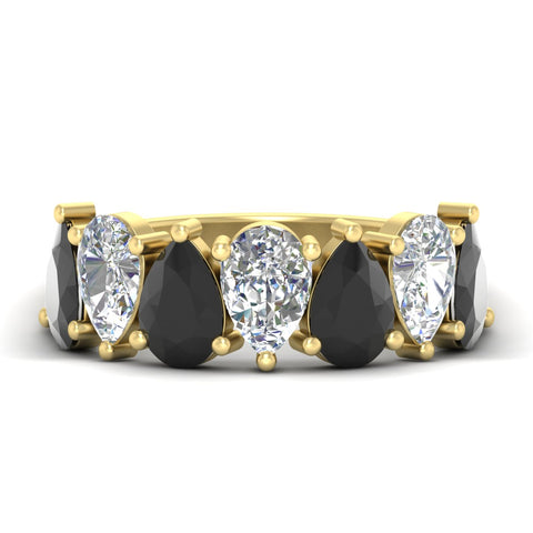 3.50-carat-7-seven-stone-black-diamond-teardrop-wedding-band-in-yellow-gold-fdwb8008peblacksleep-3.50ct-nl-yg.jpg