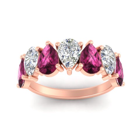 3.50-carat-7-seven-stone-pink-sapphire-teardrop-wedding-band-in-rose-gold-fdwb8008pegsadrpiangle5-3.50ct-nl-rg.jpg