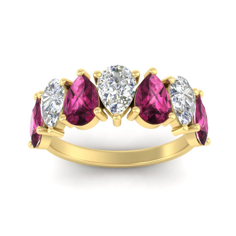 3.50-carat-7-seven-stone-pink-sapphire-teardrop-wedding-band-in-yellow-gold-fdwb8008pegsadrpiangle5-3.50ct-nl-yg.jpg