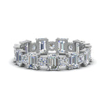Load image into Gallery viewer, 3.50 Carat Emerald Cut With Round Band

