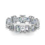 Load image into Gallery viewer, 3.50 Carat Emerald Cut With Round Band
