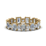 Load image into Gallery viewer, 3.50 Carat Emerald Cut With Round Band
