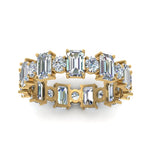 Load image into Gallery viewer, 3.50 Carat Emerald Cut With Round Band
