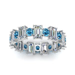 Load image into Gallery viewer, 3.50 Carat Emerald Cut With Round Band
