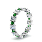 Load image into Gallery viewer, 3.50 Carat Emerald Cut With Round Band
