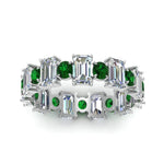 Load image into Gallery viewer, 3.50 Carat Emerald Cut With Round Band
