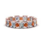 Load image into Gallery viewer, 3.50 Carat Emerald Cut With Round Band
