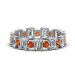 Load image into Gallery viewer, 3.50 Carat Emerald Cut With Round Band
