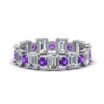 Load image into Gallery viewer, 3.50 Carat Emerald Cut With Round Band
