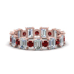 Load image into Gallery viewer, 3.50 Carat Emerald Cut With Round Band
