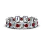 Load image into Gallery viewer, 3.50 Carat Emerald Cut With Round Band
