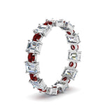 Load image into Gallery viewer, 3.50 Carat Emerald Cut With Round Band
