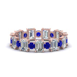 Load image into Gallery viewer, 3.50 Carat Emerald Cut With Round Band
