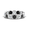 Load image into Gallery viewer, 3.50-carat-eternity-ring-bezel-black-diamond-in-white-gold-FDEWB10558-0.25CTGBLACKANGLE3-NL-WG