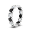 Load image into Gallery viewer, 3.50-carat-eternity-ring-bezel-black-diamond-in-white-gold-FDEWB10558-0.25CTGBLACKANGLE3-NL-WG