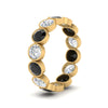 Load image into Gallery viewer, 3.50-carat-eternity-ring-bezel-black-diamond-in-yellow-gold-FDEWB10558-0.25CTGBLACKANGLE3-NL-YG