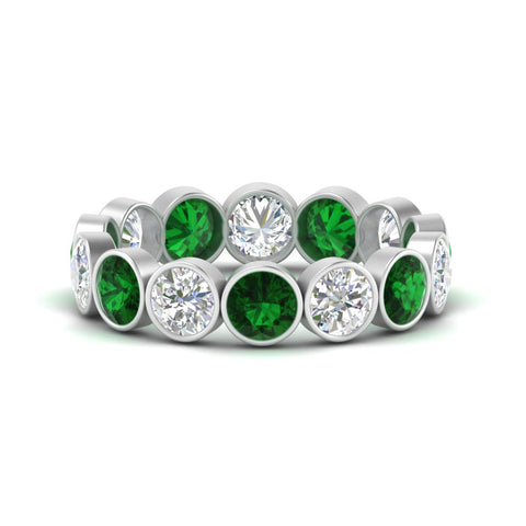 3.50-carat-eternity-ring-bezel-emerald-in-white-gold-FDEWB10558-0.25CTGEMGRANGLE3-NL-WG