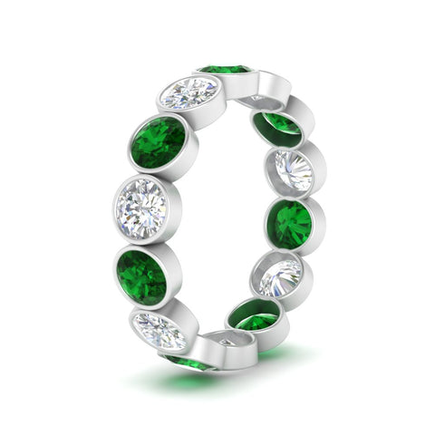 3.50-carat-eternity-ring-bezel-emerald-in-white-gold-FDEWB10558-0.25CTGEMGRANGLE3-NL-WG