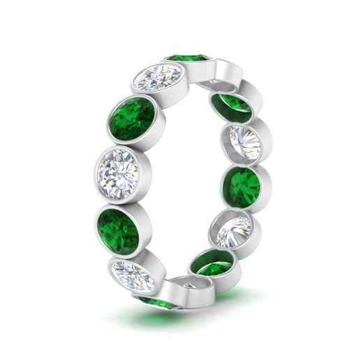 3.50-carat-eternity-ring-bezel-emerald-in-white-gold-FDEWB10558-0.25CTGEMGRANGLE3-NL-WG