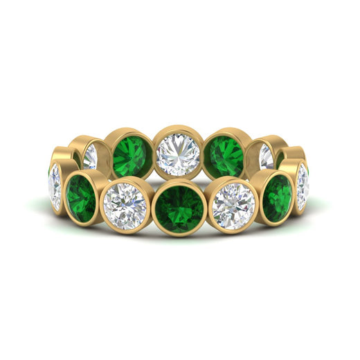 3.50-carat-eternity-ring-bezel-emerald-in-yellow-gold-FDEWB10558-0.25CTGEMGRANGLE3-NL-YG